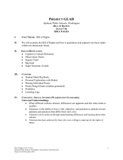 PROJECT GLAD - Spokane Public Schools