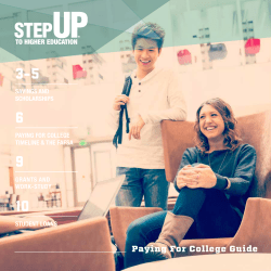Paying For College Guide