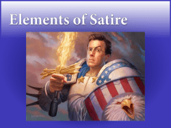Elements of Satire