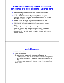 Structure and bonding