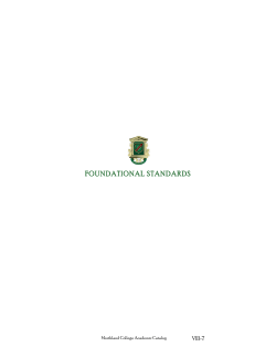 foundational standards