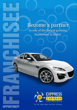 ECW Franchisee Brochure