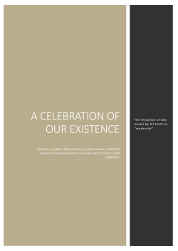 A celebration of our existence