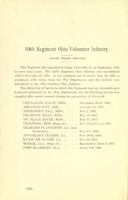 114th Ohio Infantry Soldier Roster