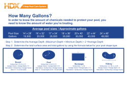 How Many Gallons?