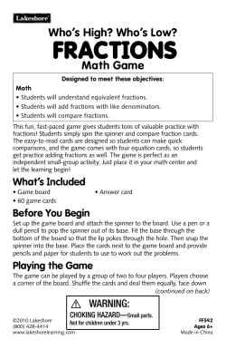 fractions - Lakeshore Learning
