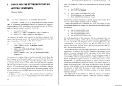 Focus and the Interpretation of Generic Sentences