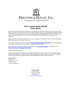 Free Lesson: Allusion and Setting in "To Kill a Mockingbird"