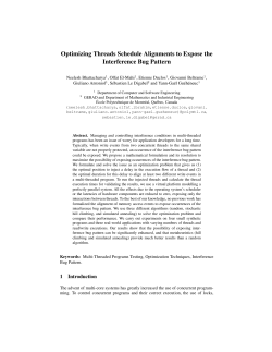 Optimizing Threads Schedule Alignments to Expose the