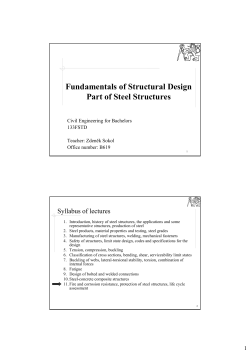 Corrosion and protection, Fire resistance, Sustainability
