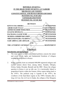 Petition No. 19 of 2013