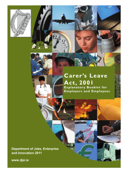 Carer`s Leave Act, 2001