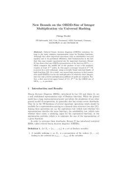 New Bounds on the OBDD-Size of Integer Multiplication via