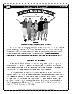 05 Dialects accents - Super Duper Publications