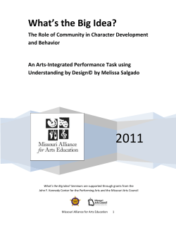 The Role of Community in Character Development and Behavior