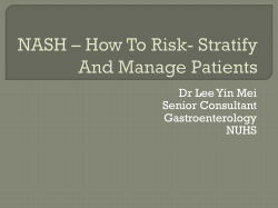 NASH-How To Risk-Stratify And Manage Patients