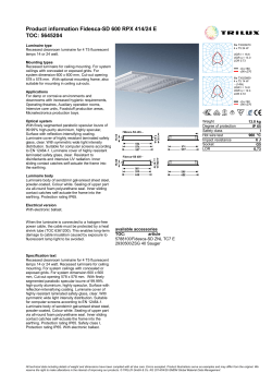 Product information Fidesca-SD 600 RPX 414/24 E TOC: 5645204