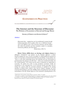 The Internet and the Structure of Discourse