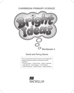 CARIBBEAN PRIMARY SCIENCE Workbook 4