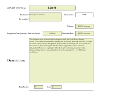 Lit410 final - CHEF Co-op