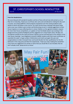 May Fair Fun! - st-christophers.devon.sch.uk