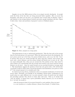 Imagine you are the 100th person in line at an airport security