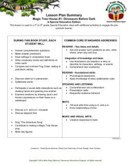 Special Education - Magic Tree House Classroom Adventures