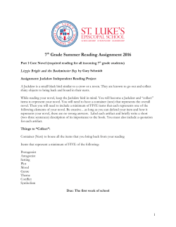 7th Grade Summer Reading Assignment 2016