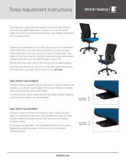 Torsa Mech Adjustments