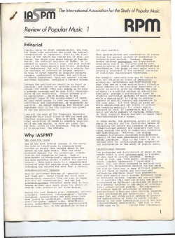 Newsletter - iaspm-us