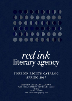 Catalog - Red Ink Literary Agency