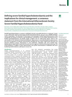 Defining severe familial hypercholesterolaemia and the implications