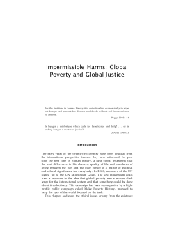 Impermissible Harms: Global Poverty and Global Justice