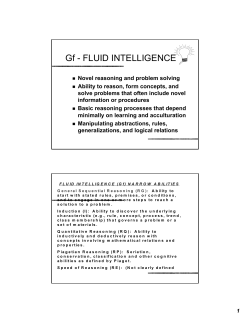 Gf - FLUID INTELLIGENCE