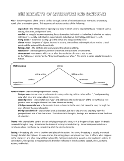 Plot Mapping climax rising action falling action conflict resolution