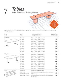Tables - Crest Office Furniture