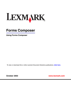 Forms Composer