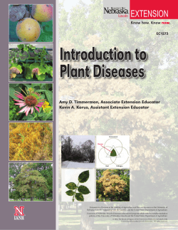Introduction to Plant Diseases - UNL, Go URL