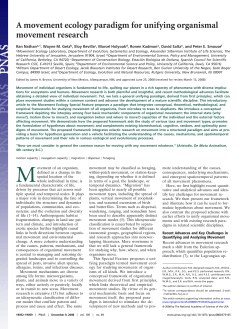 A movement ecology paradigm for unifying organismal movement