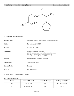 4-methyl-alpha-pyrrolidinopropiophenone