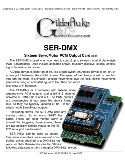 SER-DMX manual