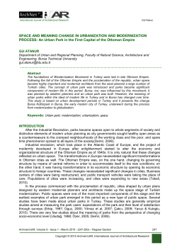 Print this article - ArchNet-IJAR