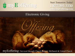 Electronic Giving