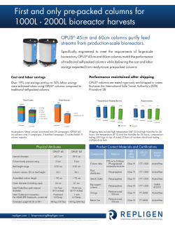 OPUS &reg; 45 cm and 60 cm Columns
