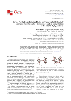 Borane Polyhedra as Building Blocks for Unknown but Potentially