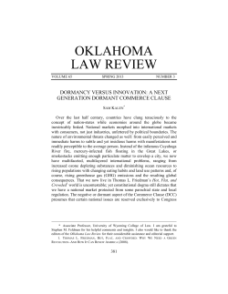 Dormancy Versus Innovation: A Next Generation Dormant