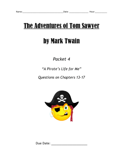 The Adventures of Tom Sawyer by Mark Twain