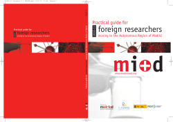 Practical guide for foreign researchers moving to the