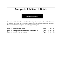 Complete Job Search Guide