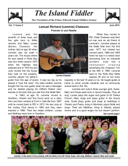 Lemuel Richard (Lemmie) Chaisson